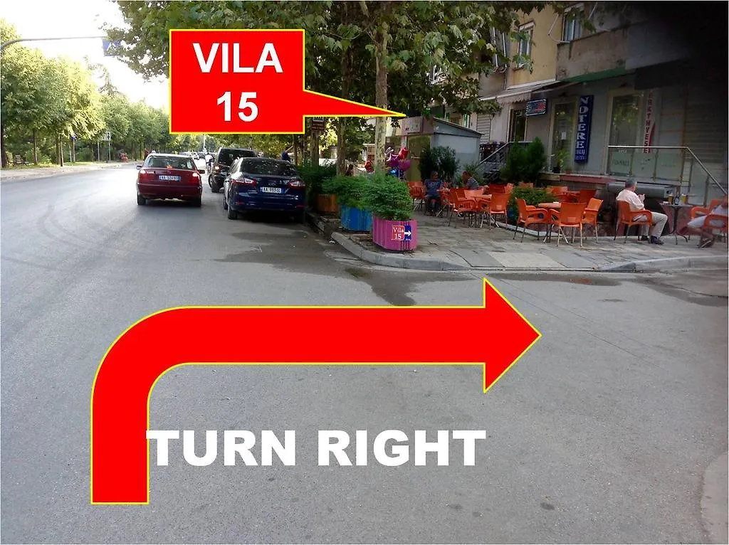 Hotel Vila 15 - Center Tirana Albánie