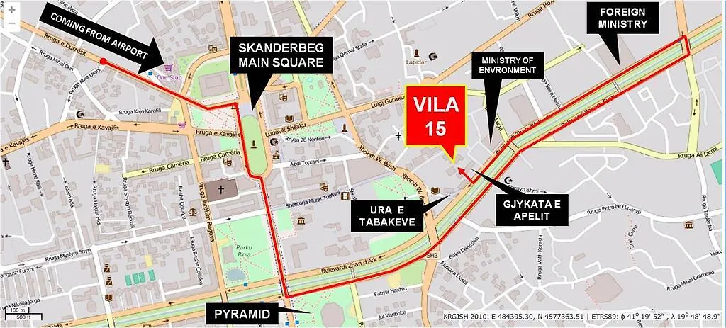 Hotel Vila 15 - Center Tirana