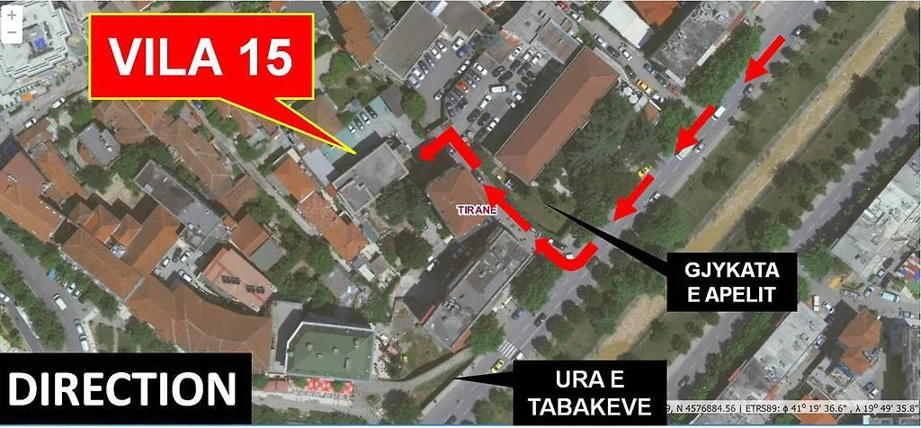 Hotel Vila 15 - Center Tirana
